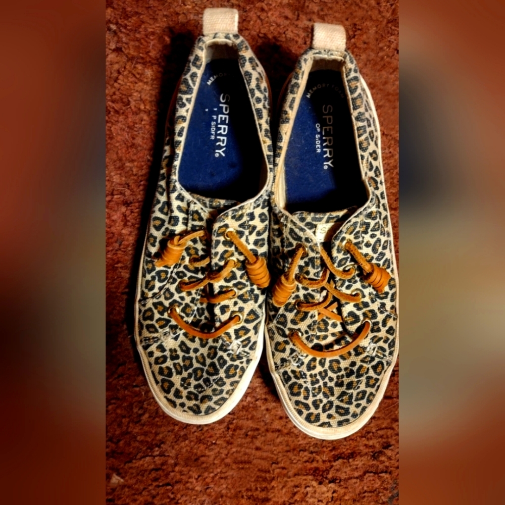 Cheetah Print Sperry's